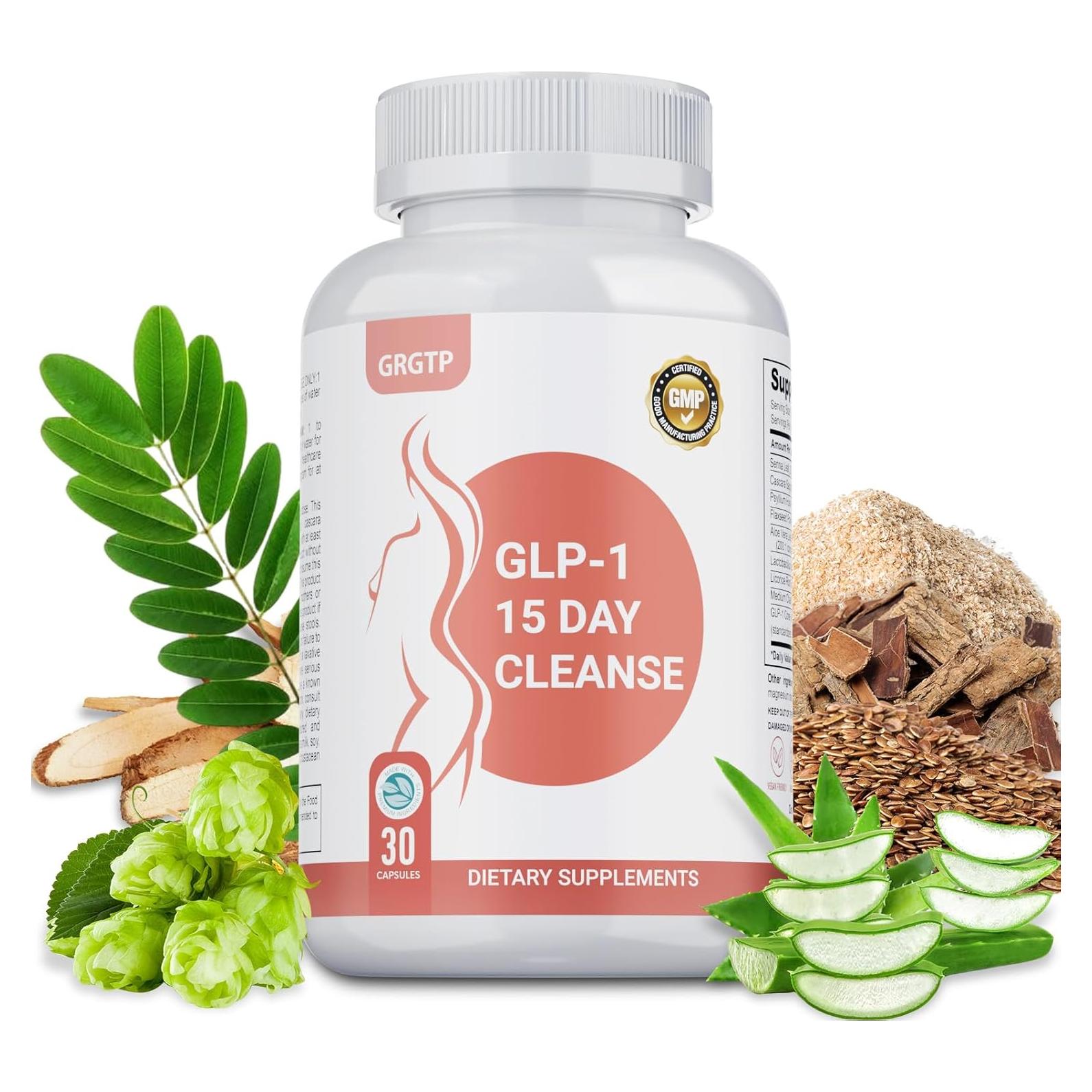 Suplemento de Limpieza Intestinal GLP-1 GRGTP 15 Días Probioticos