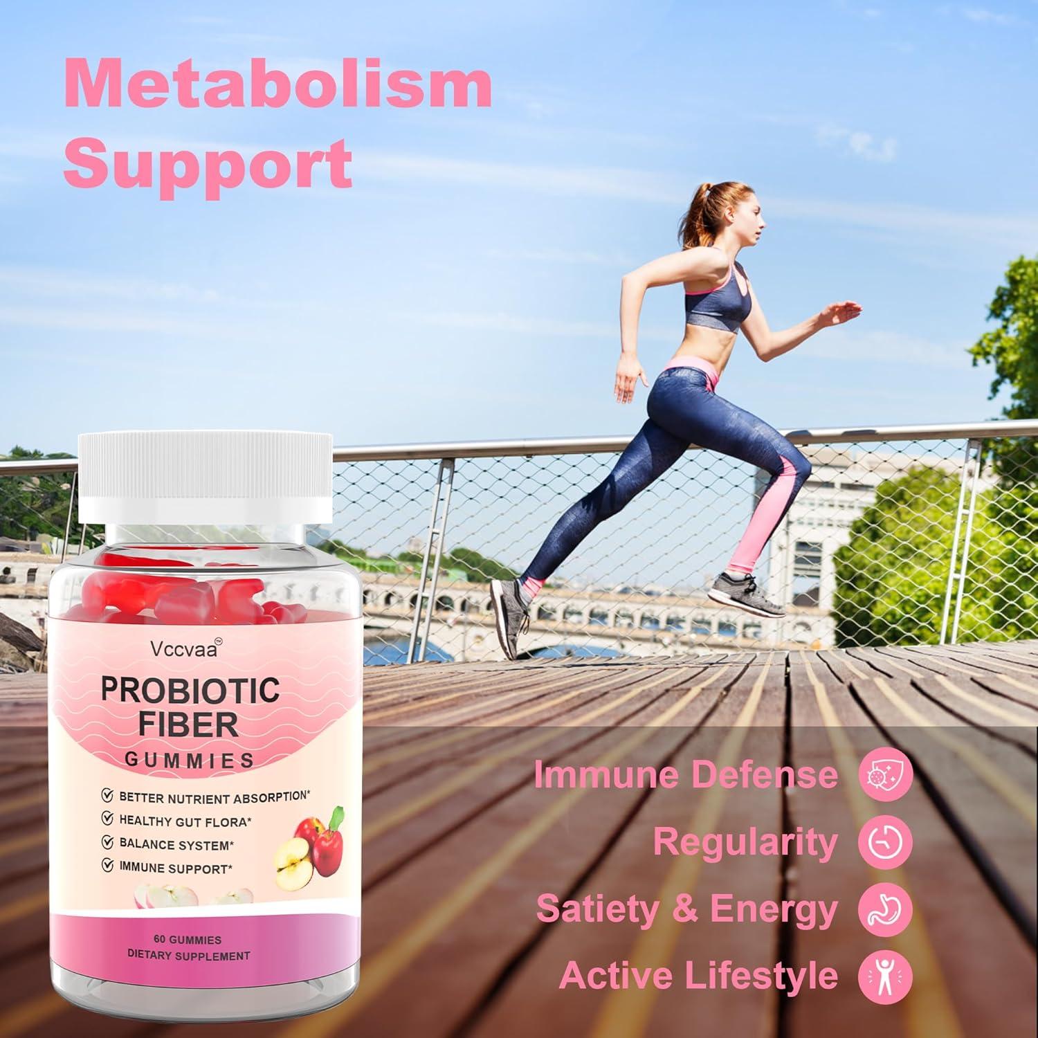 Gomitas Probioticas Vccvaa 60 Unidades - 16g Fibra Total