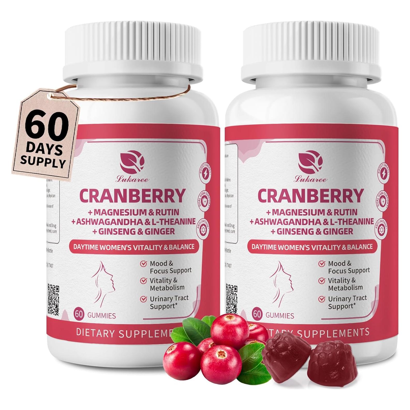 Gominolas de Arándano Lukaree 120 Unidades - Suplemento Vitalidad