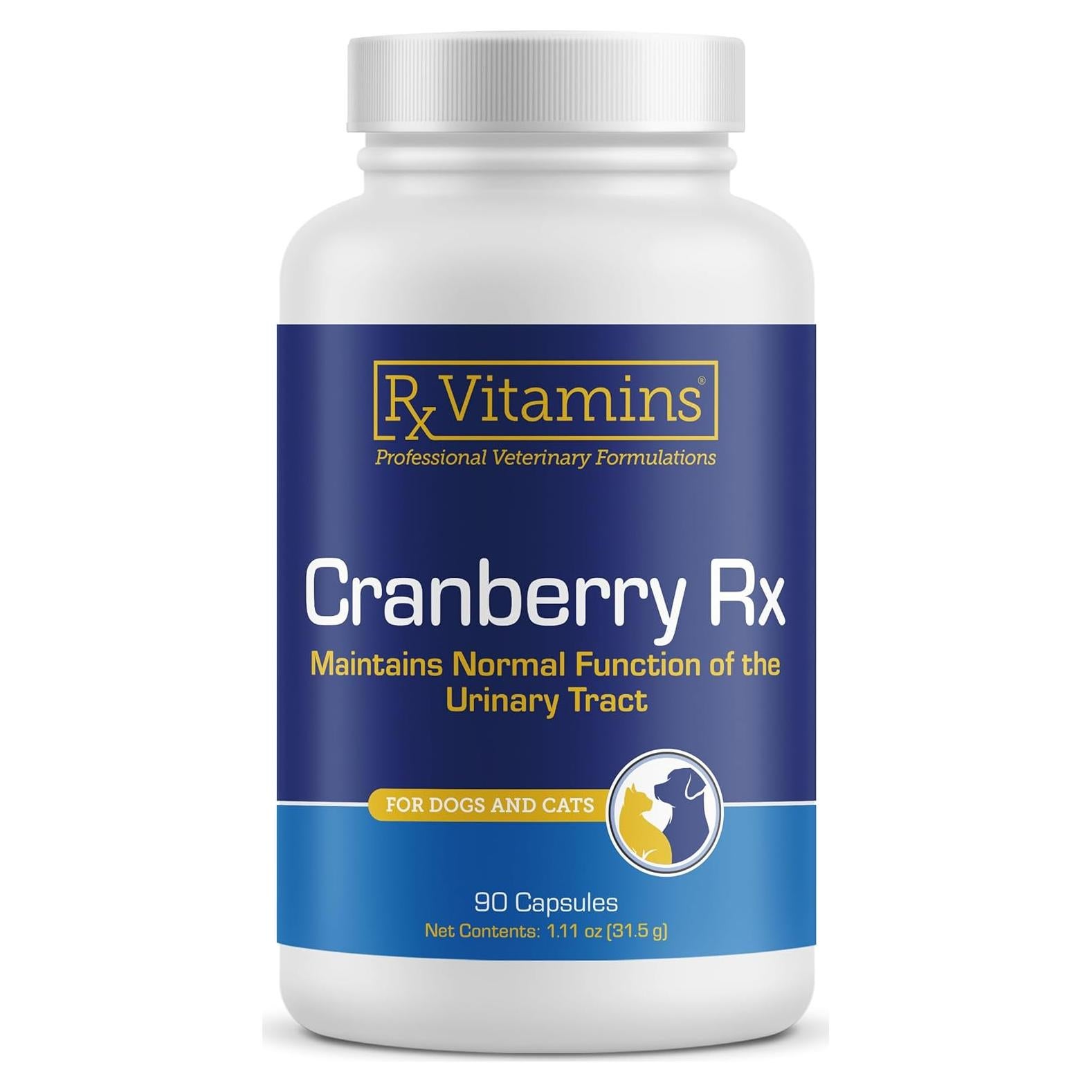 Cápsulas de Arándano Rx Vitamins - Suplemento Urinario 90 Unidades