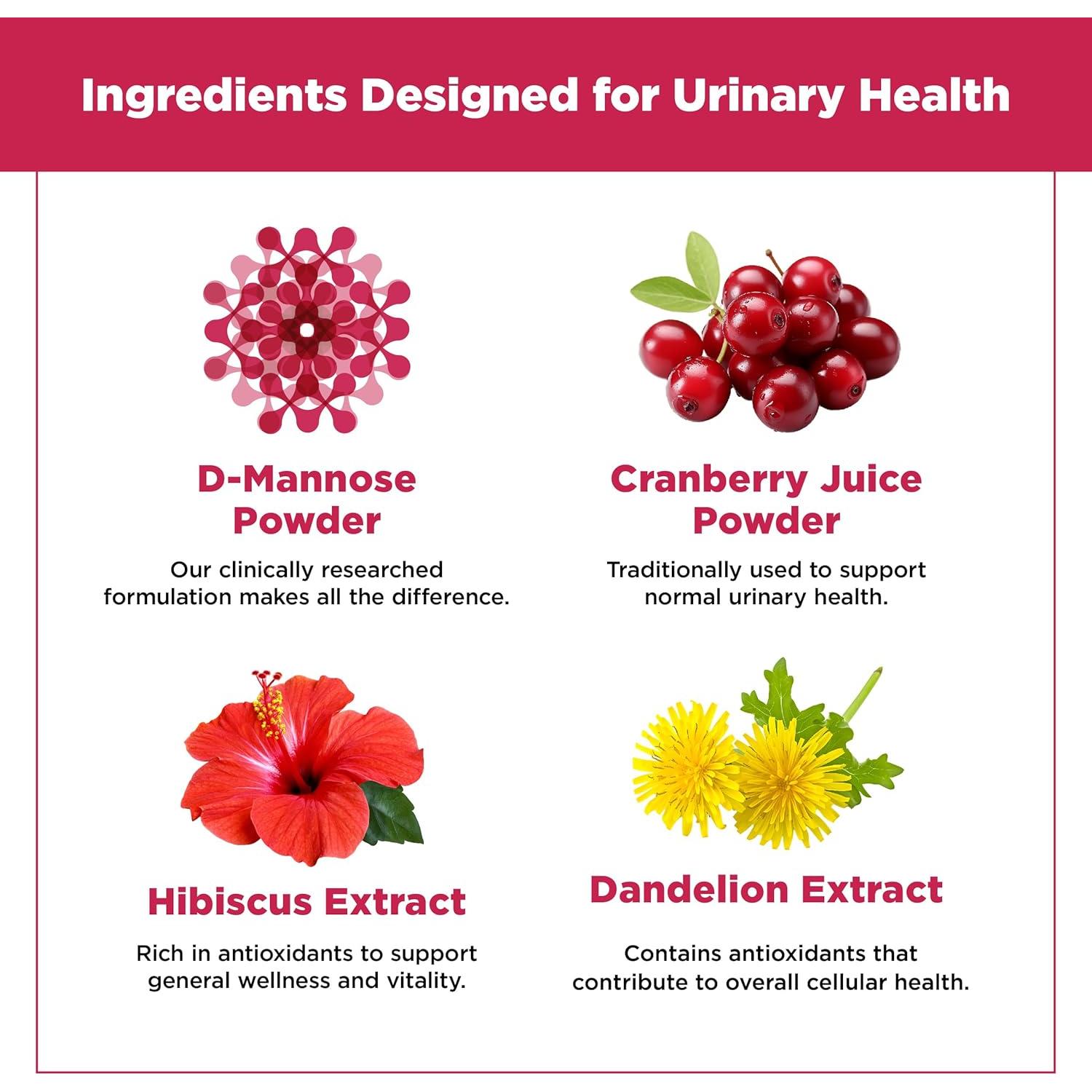 Cápsulas D-Mannosa 1000mg Plantvital con Arándano 120 Unidades