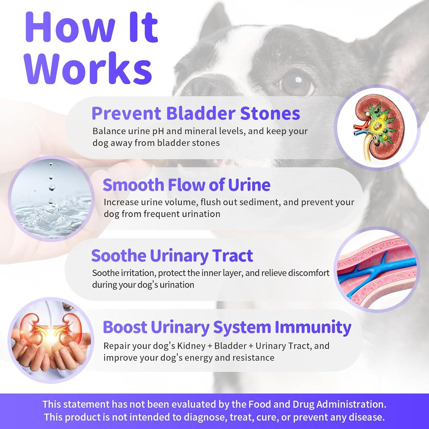 Suplemento Urinario para Perros POPPAW - 90 Controles Sabor Pollo