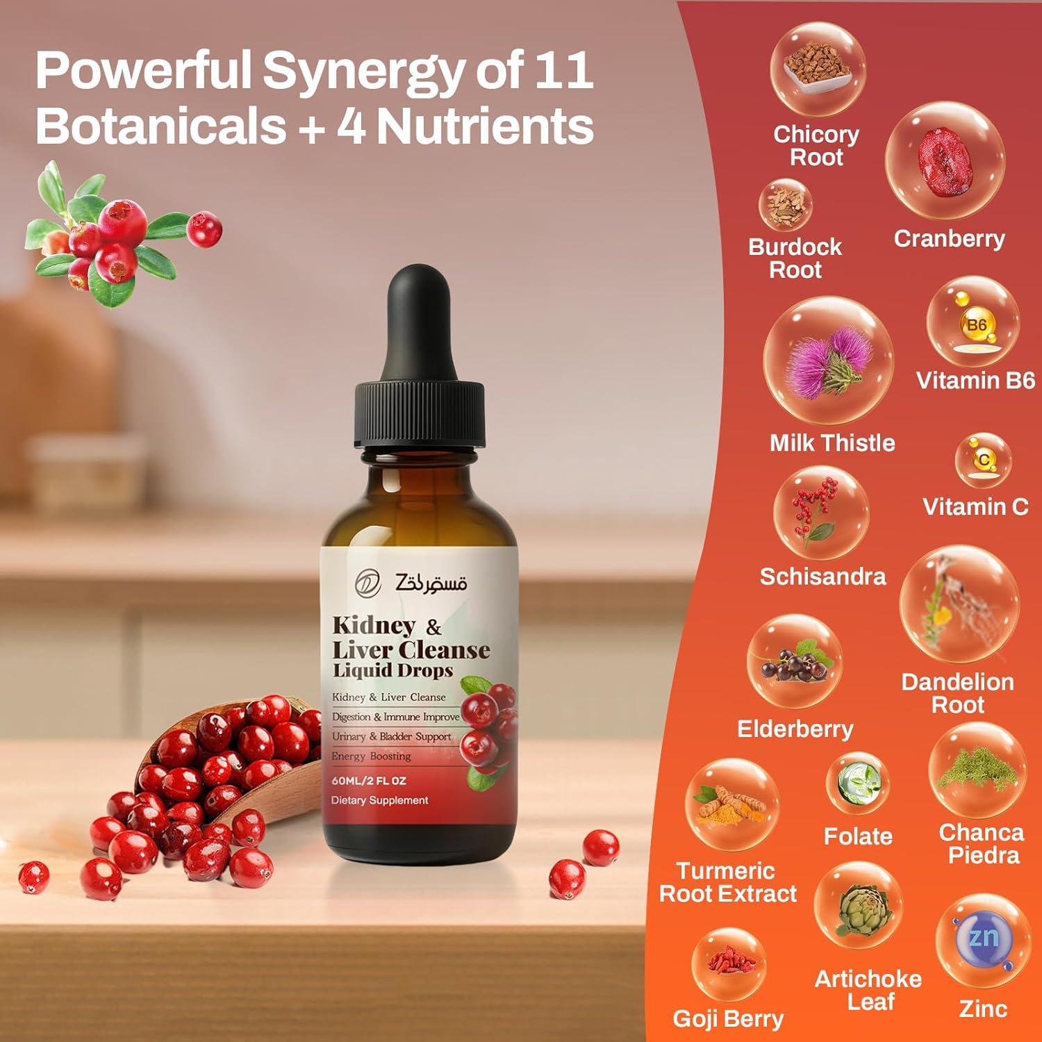 Gotas de Limpieza Renal Pavintrix 60ml - Desintoxicación Hepática