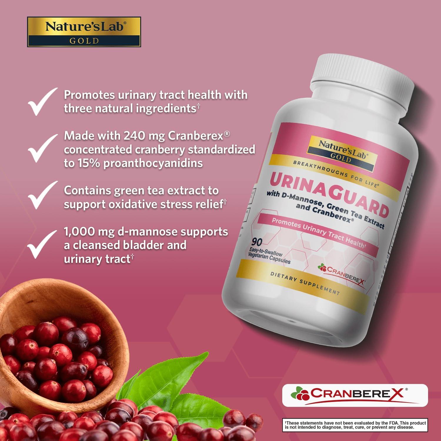 Laboratorio de la Naturaleza Gold UrinaGuard - 90 Cápsulas Vegetarianas para Tracto Urinario