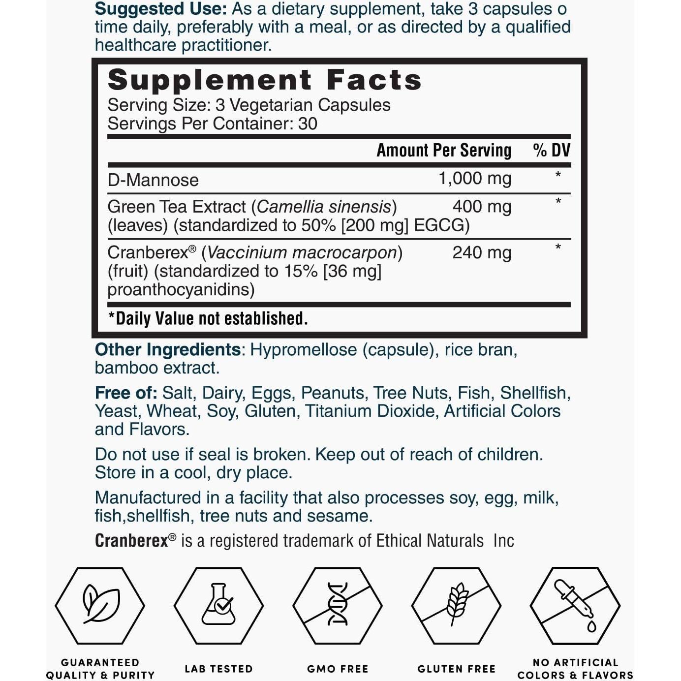 Laboratorio de la Naturaleza Gold UrinaGuard - 90 Cápsulas Vegetarianas para Tracto Urinario