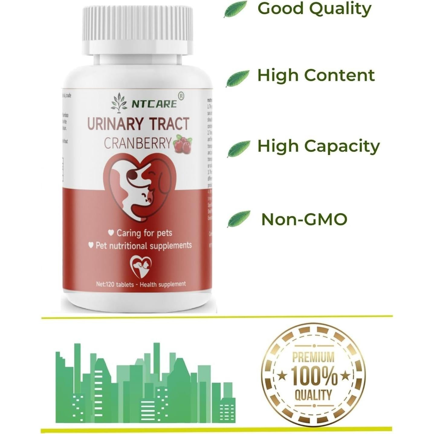 Suplemento Arándano para Perros y Gatos NTCARE 120 Tabletas