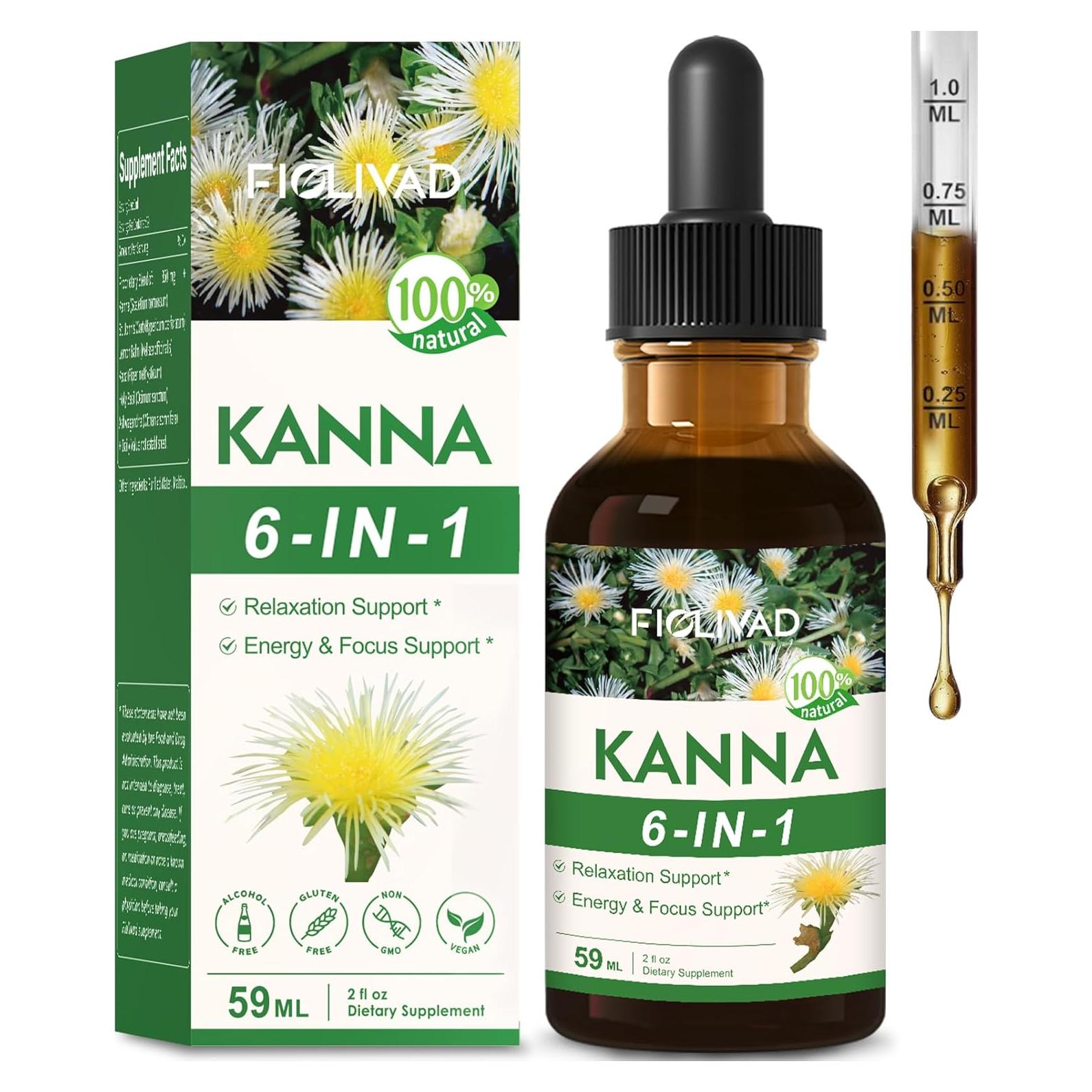 Extracto de Kanna 60ml - Suplemento Herbal Relajante y Energizante
