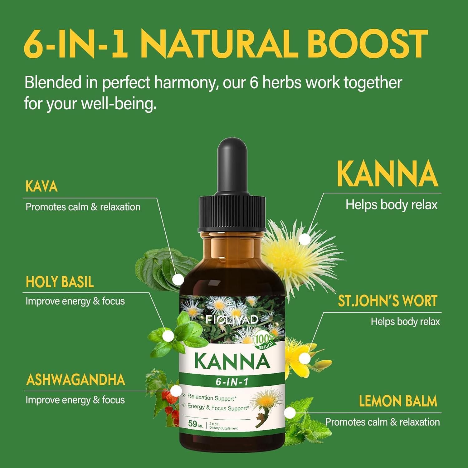 Extracto de Kanna 60ml - Suplemento Herbal Relajante y Energizante