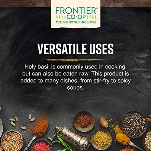 Hierba de Albahaca Sagrada Tulsi Orgánica Frontier 227g - Aromática