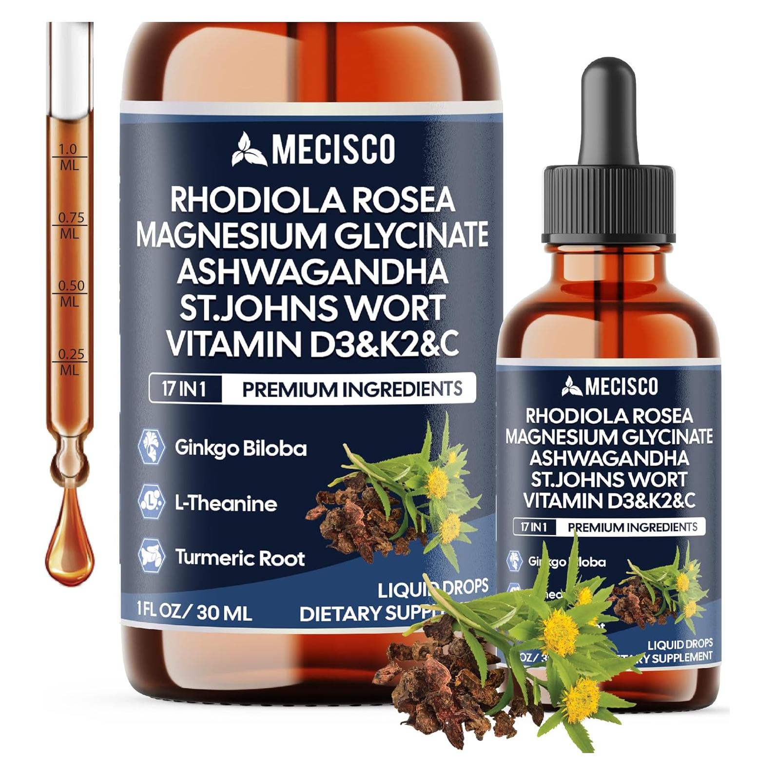 Suplemento Líquido 17en1 Rhodiola Rosea Mecisco 30ml