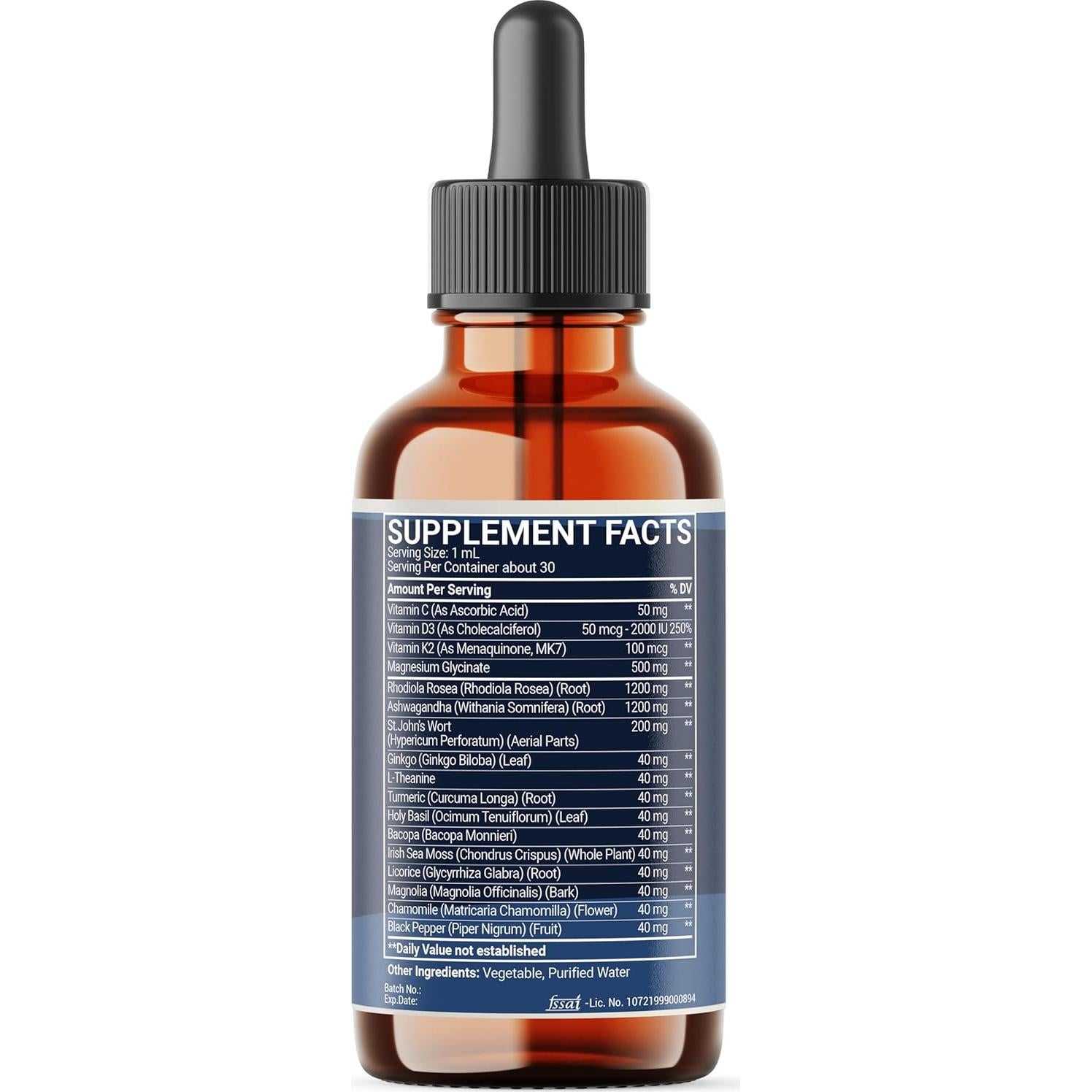 Suplemento Líquido 17en1 Rhodiola Rosea Mecisco 30ml