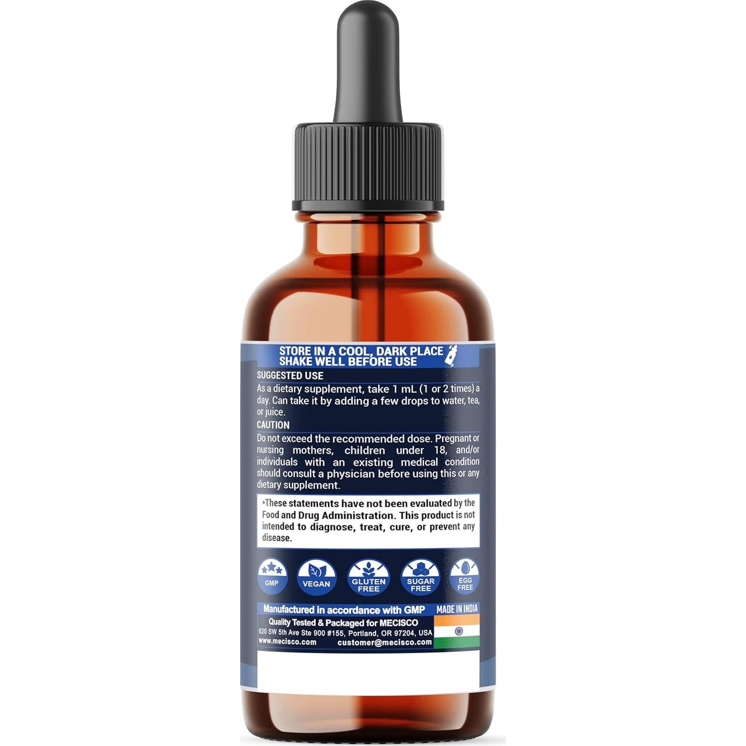 Suplemento Líquido 17en1 Rhodiola Rosea Mecisco 30ml