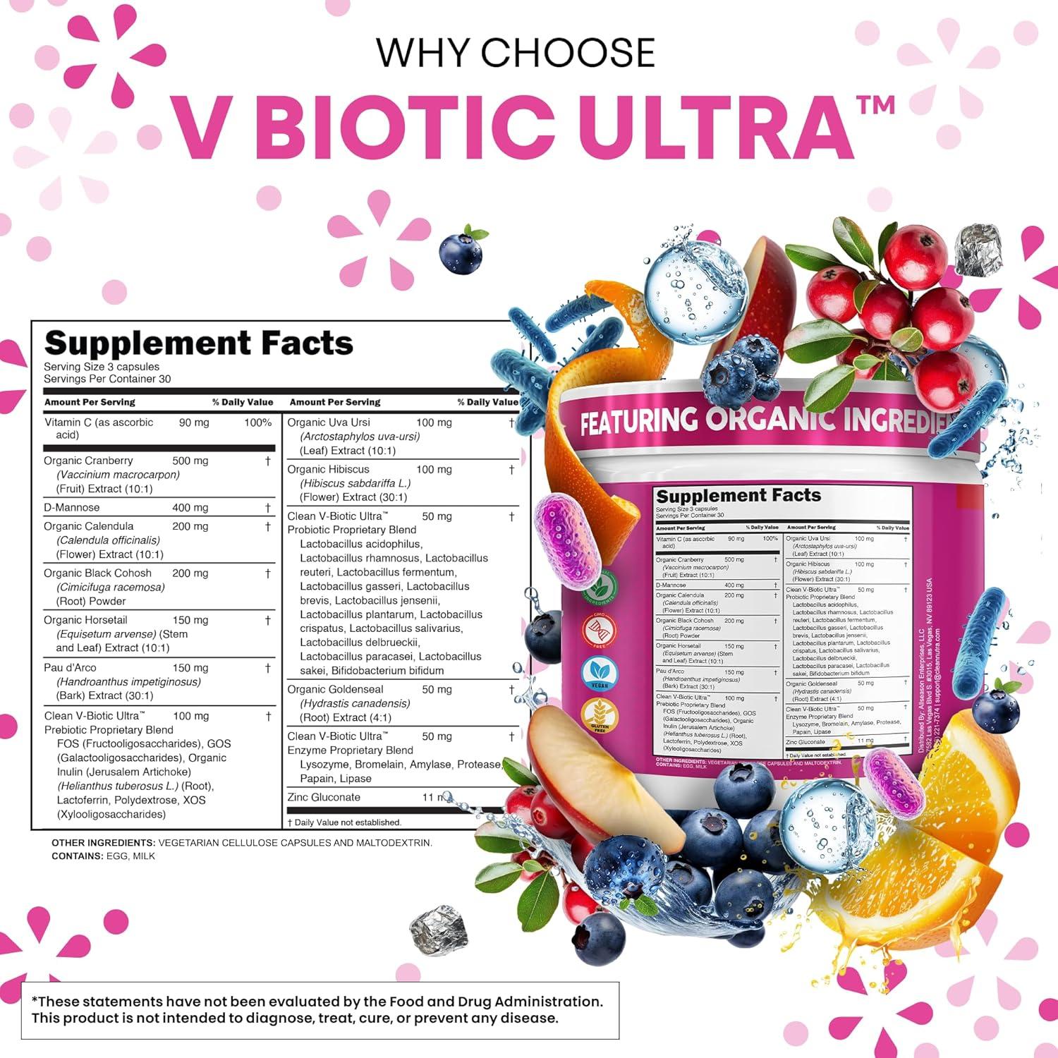 Probioticos Vaginales Clean Nutraceuticals 90 Cápsulas Veganas