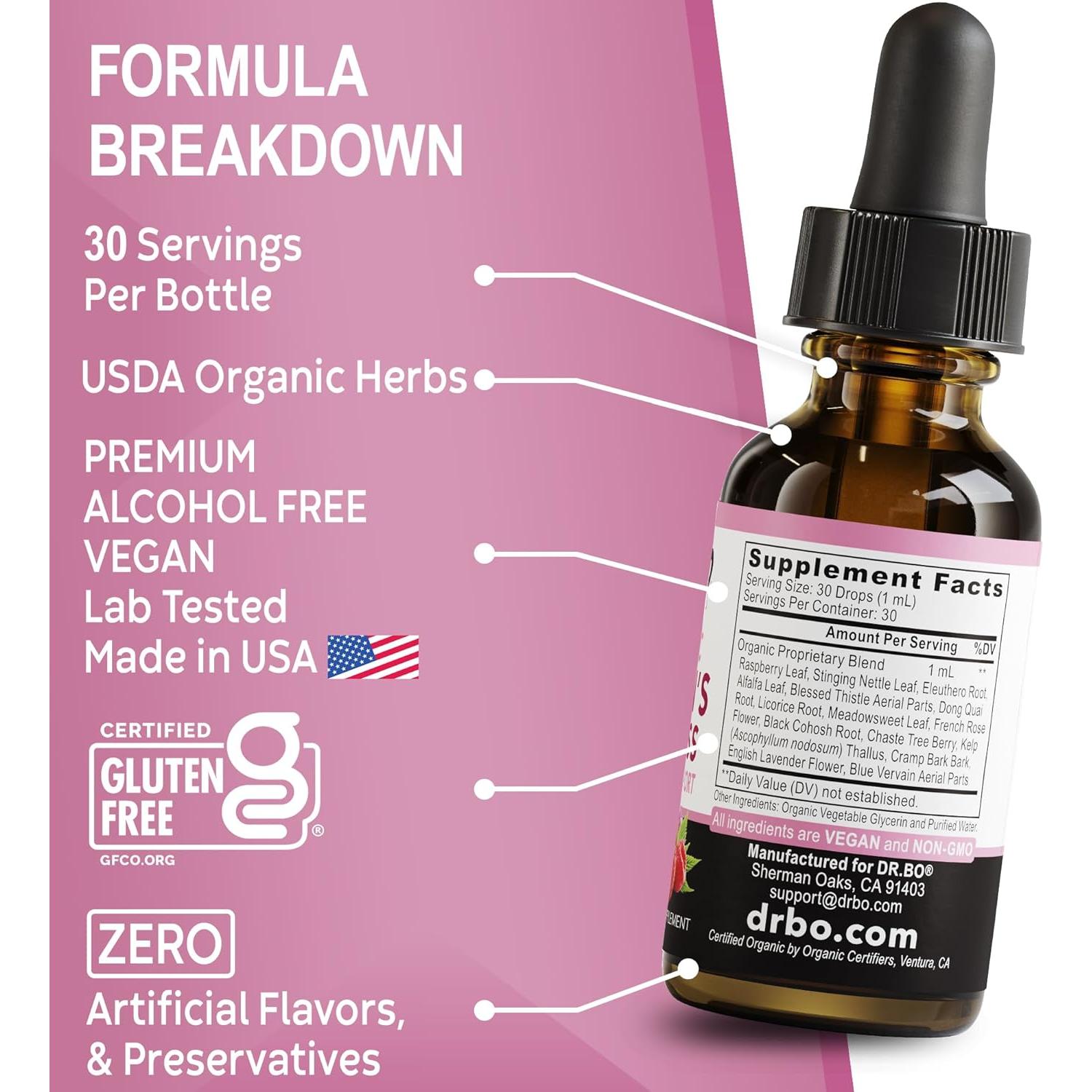 Suplemento Orgánico Equilibrio Hormonal Femenino Dr. BO 30ml