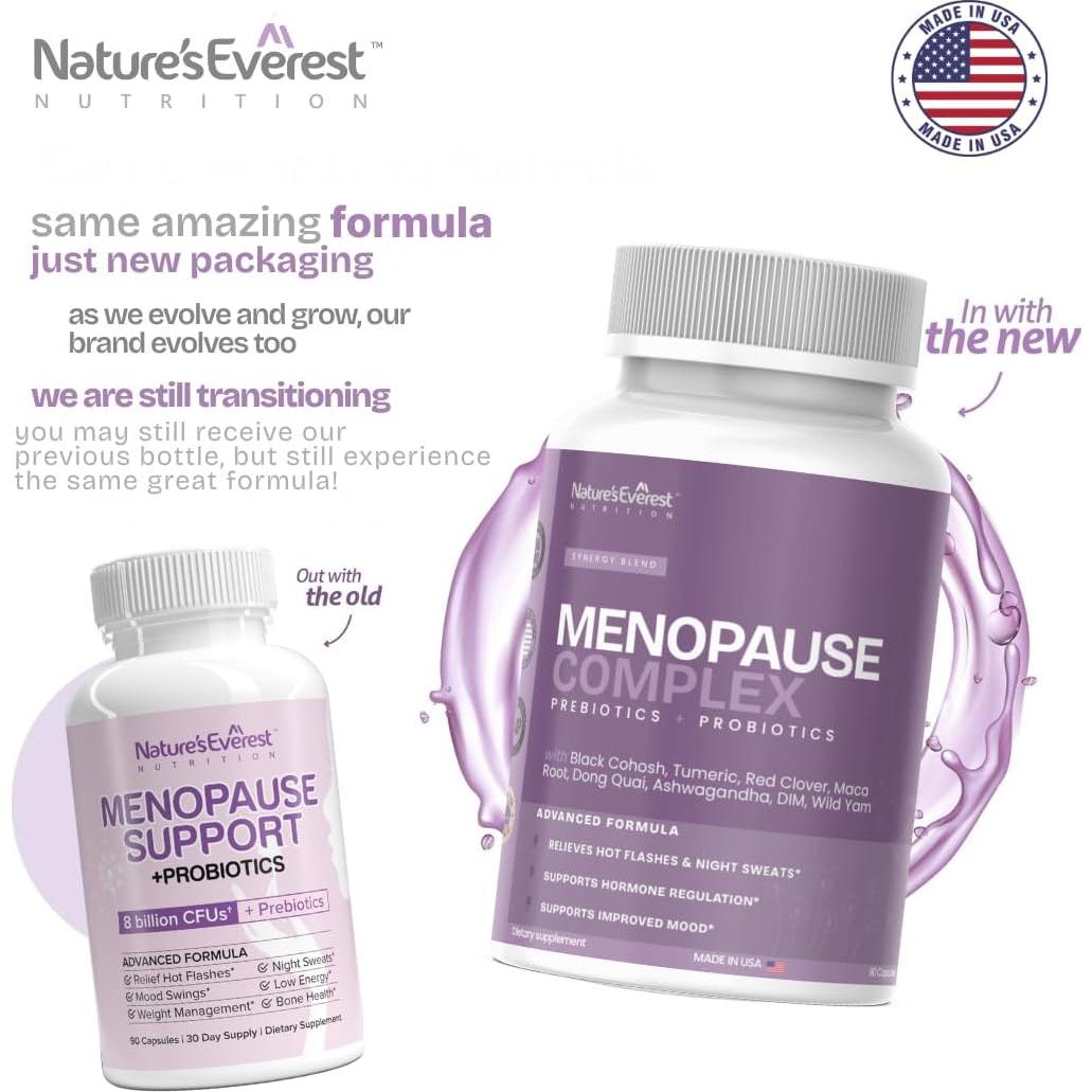 Suplemento Menopausia Nature's Everest - 90 Cápsulas