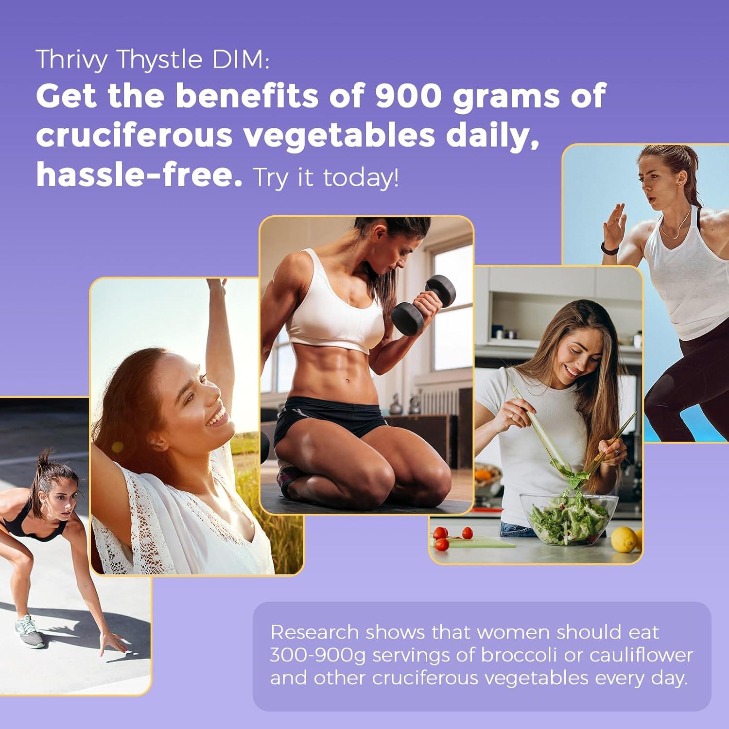 Suplemento Liposomal DIM 1500 mg ThrivyThystle - 60 Cápsulas