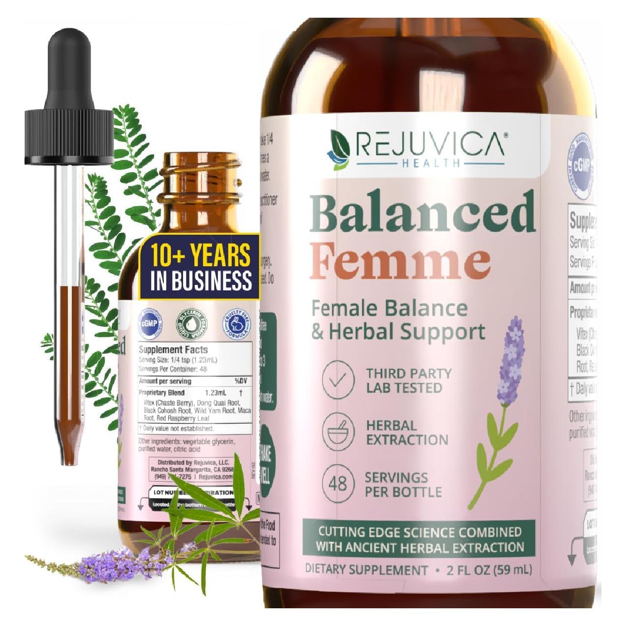 Suplemento Líquido Rejuvica Health Balanced Femme 132g