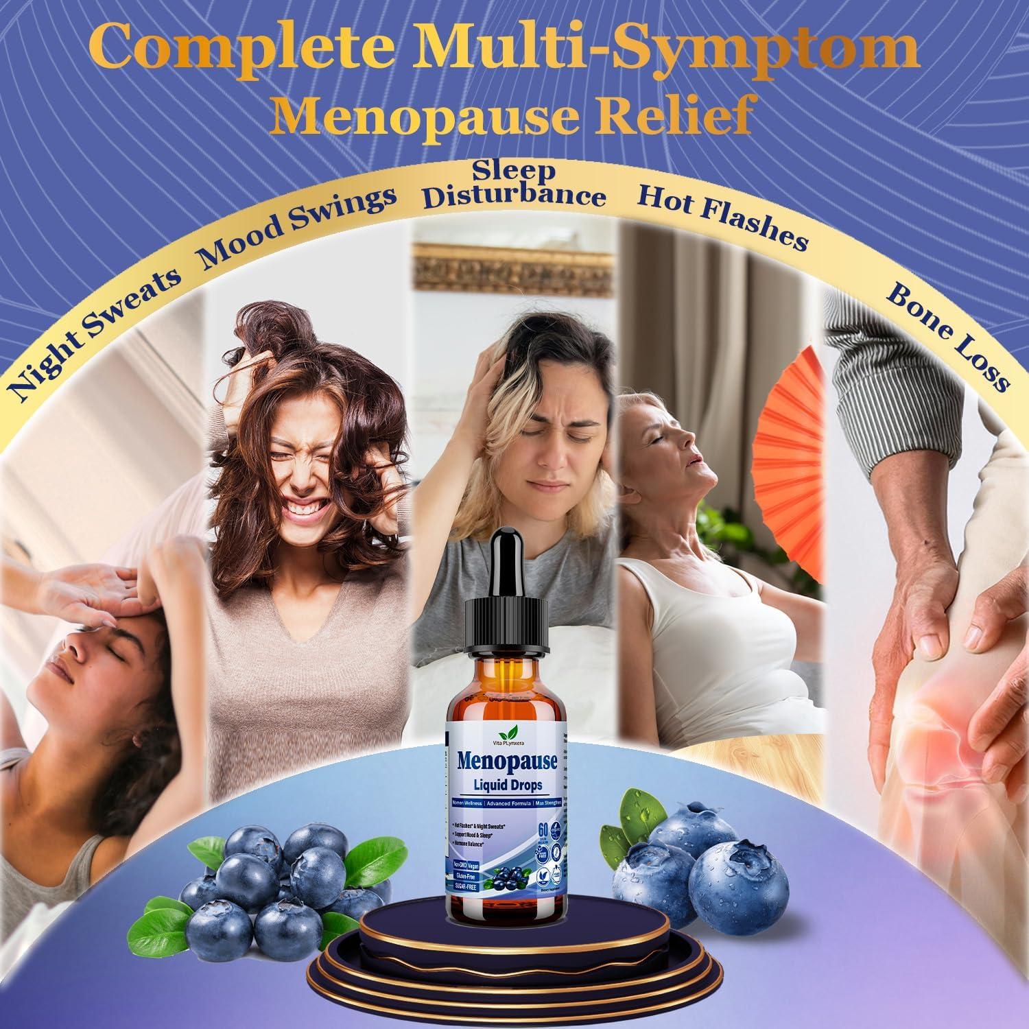 Suplemento Líquido Menopausia Vita PLynxera 60 ml Arándano