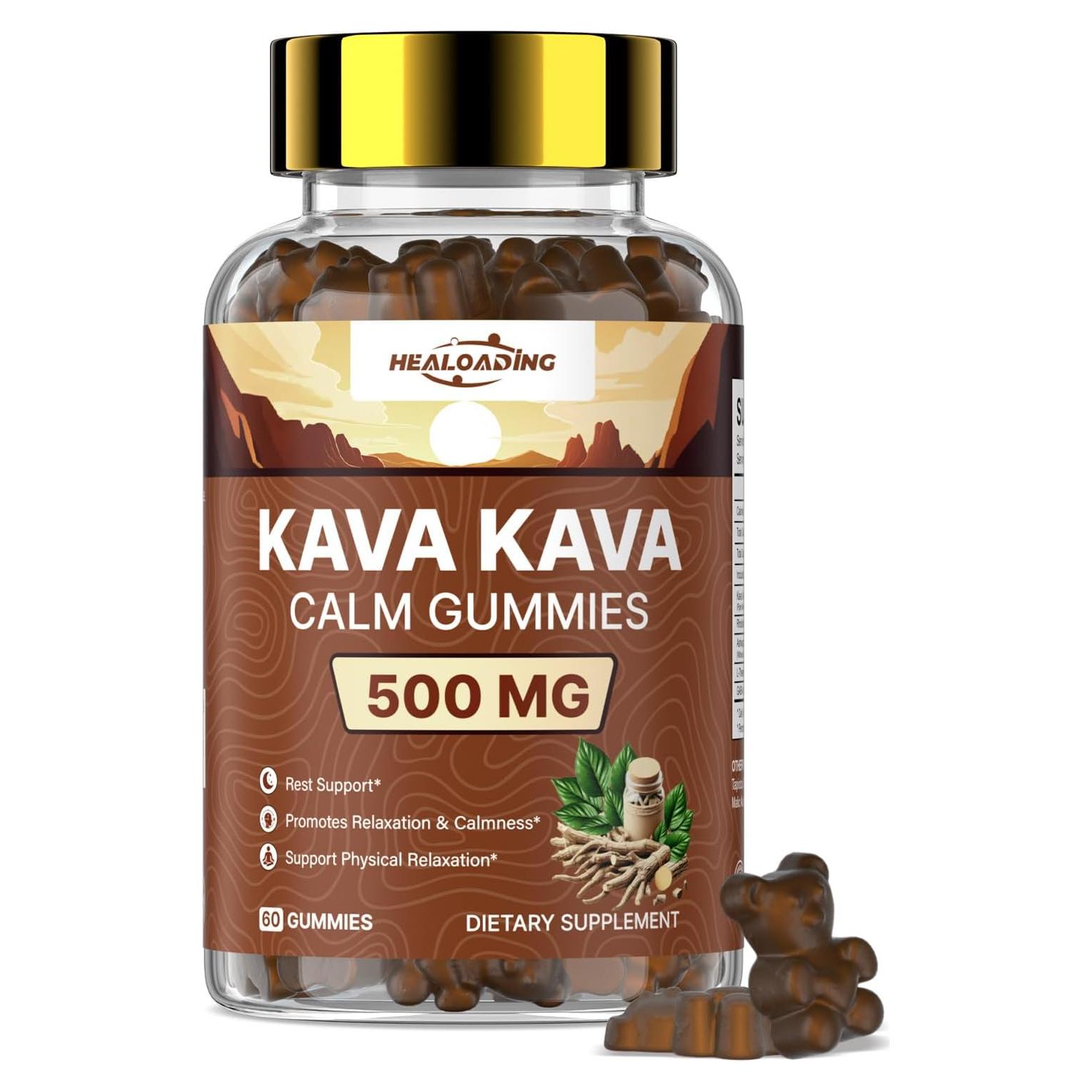Gominolas de Kava HEALOADING 500mg Sabor Frutas Mixtas