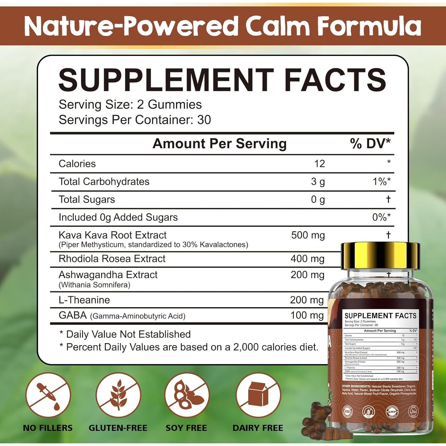 Gominolas de Kava HEALOADING 500mg Sabor Frutas Mixtas