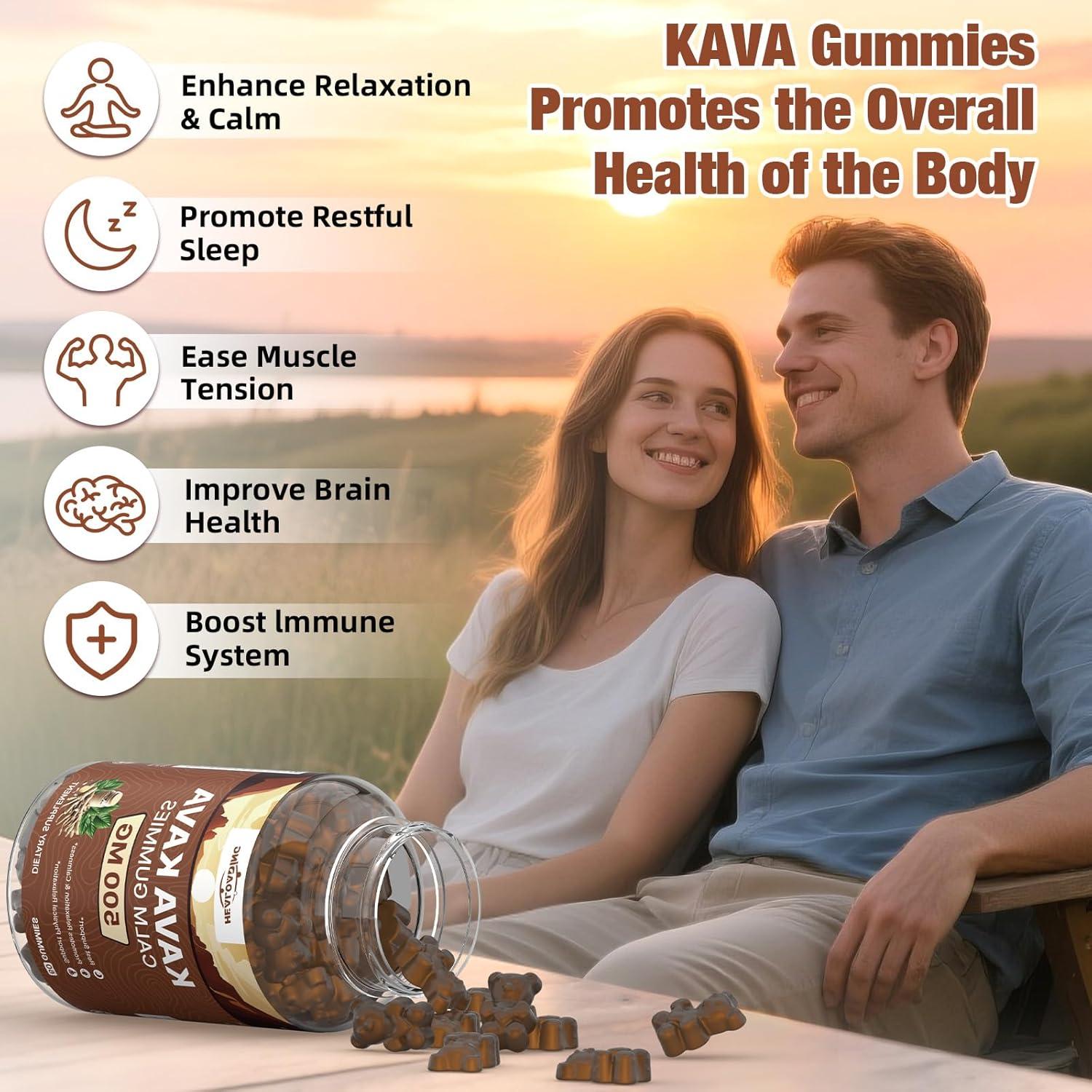 Gominolas de Kava HEALOADING 500mg Sabor Frutas Mixtas