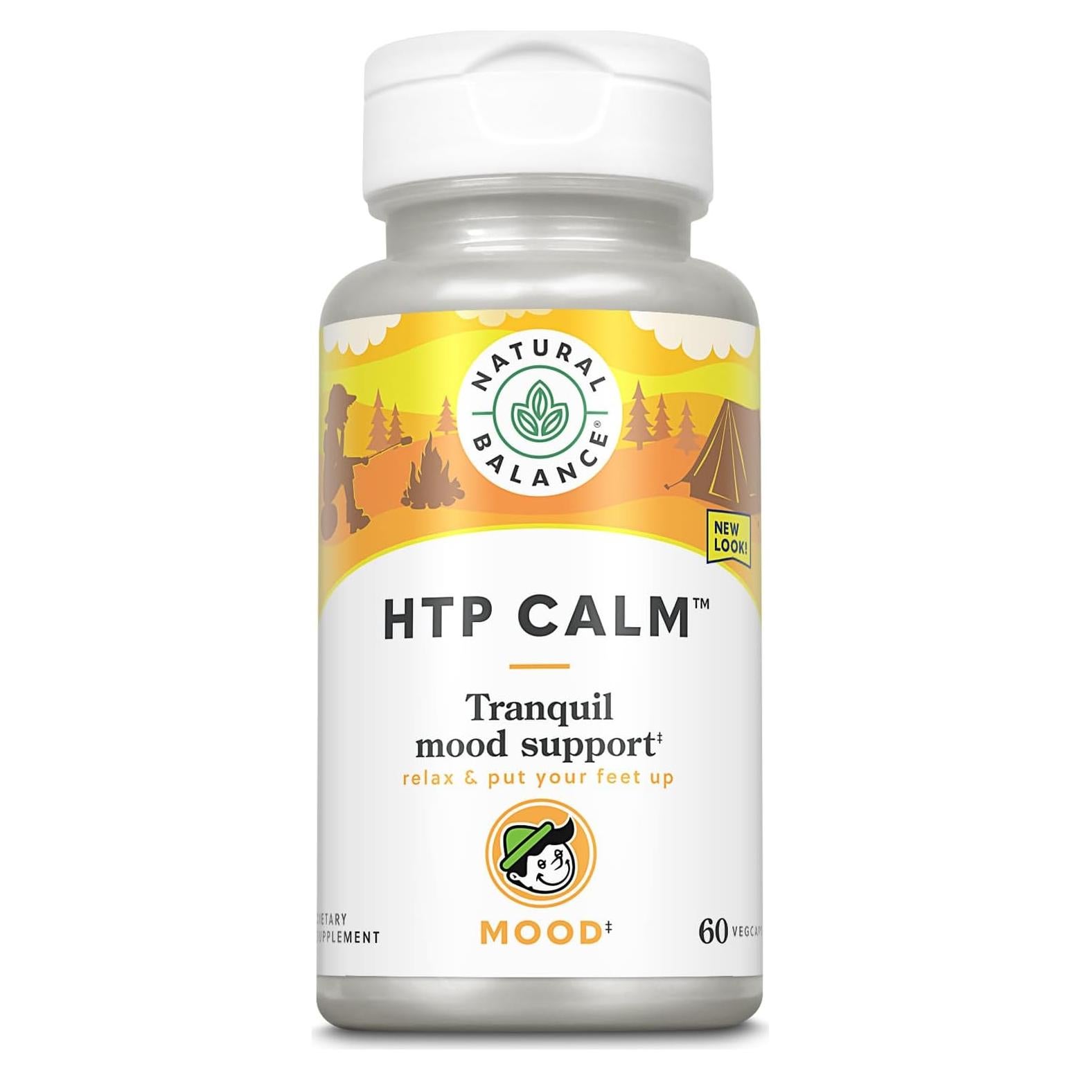 Suplemento Herbal Natural Balance HTP Calm 60 Cápsulas