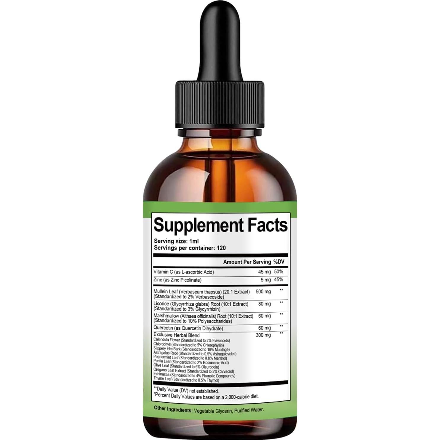 Gotas de Mullein Totaria 120ml - Desintoxicación Pulmonar