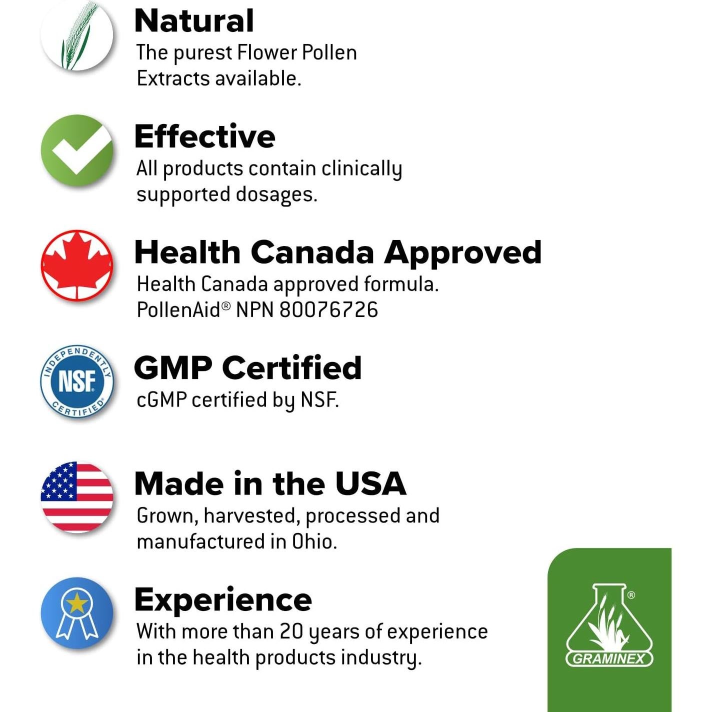 Suplemento PollenAid para Próstata - 200 Tabletas Naturales