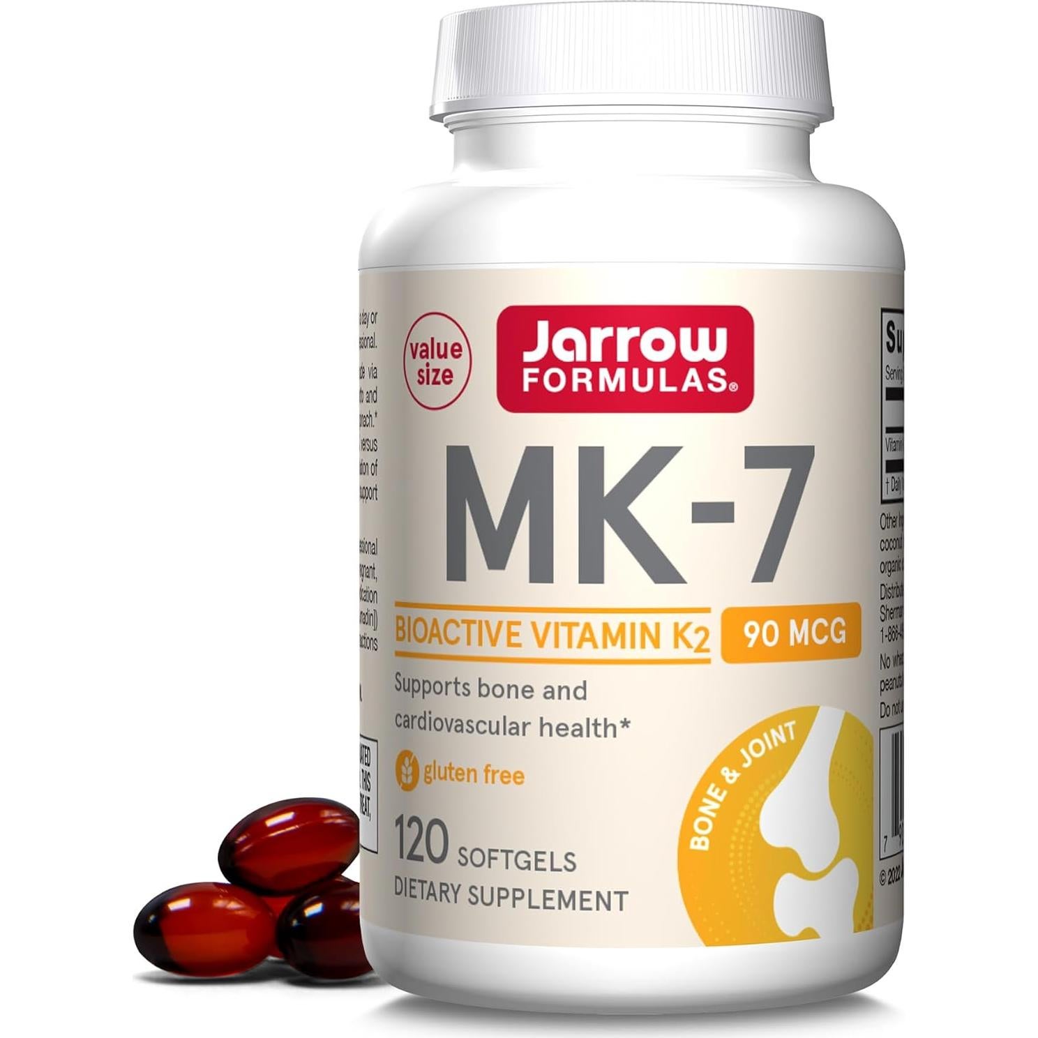 Suplemento Jarrow MK-7 90 mcg + Methyl B-12 1000 mcg
