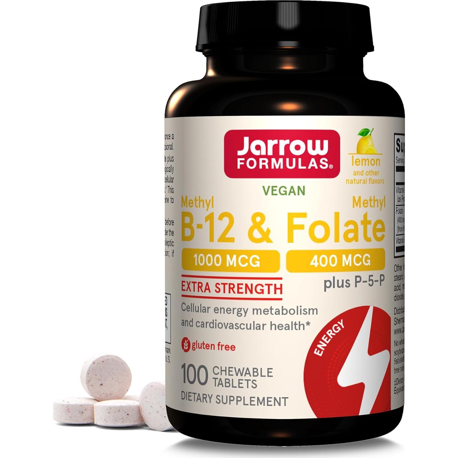 Suplemento Jarrow MK-7 90 mcg + Methyl B-12 1000 mcg