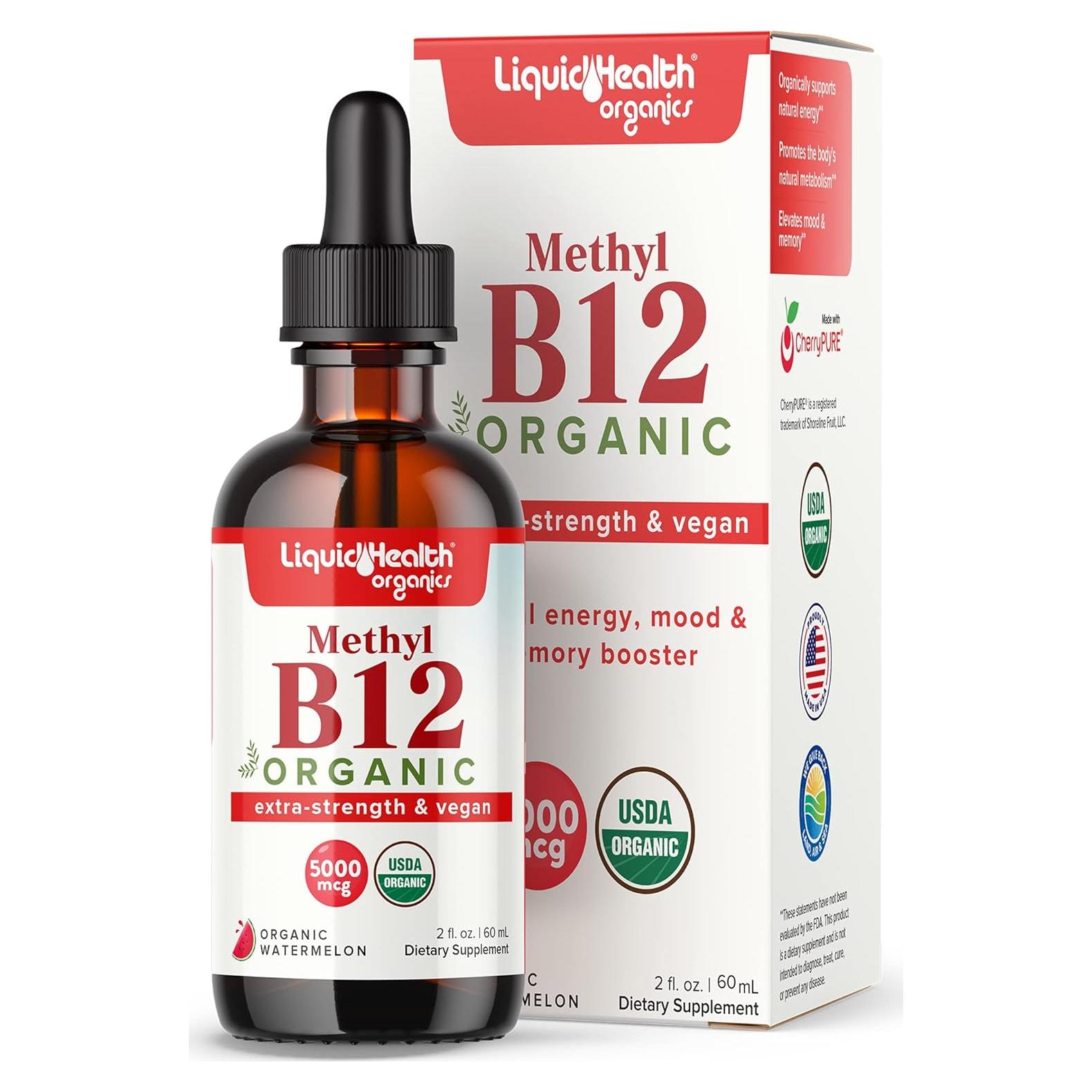 Gotas Líquidas de Vitamina B12 Orgánica Liquid Health 59 ml