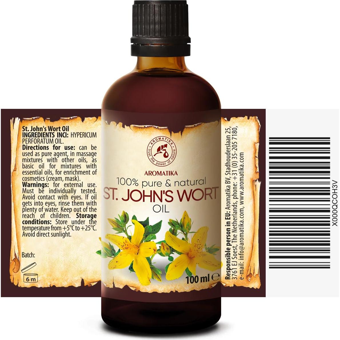 Aceite de Hipérico Aromatika 100ml - 100% Puro y Natural
