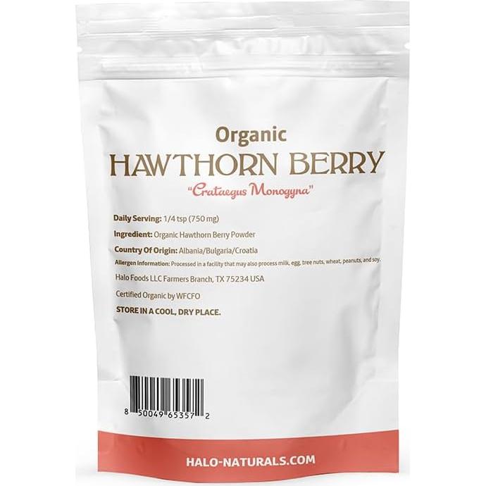 Polvo de Baya de Espino Orgánico Halo Naturals 113g