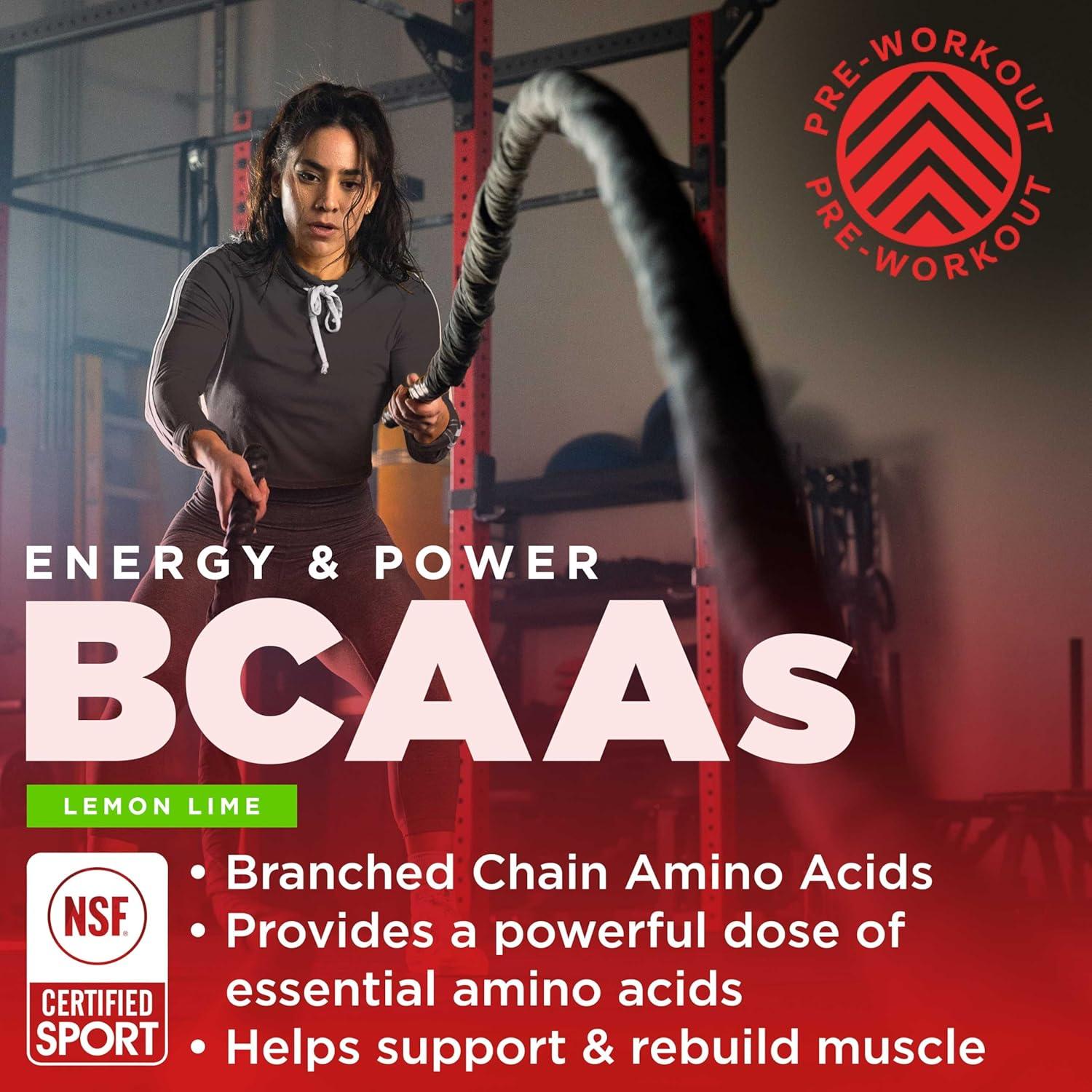 Polvo de BCAA Gnarly Nutrition Limón Lima 300g - Suplemento Vegano