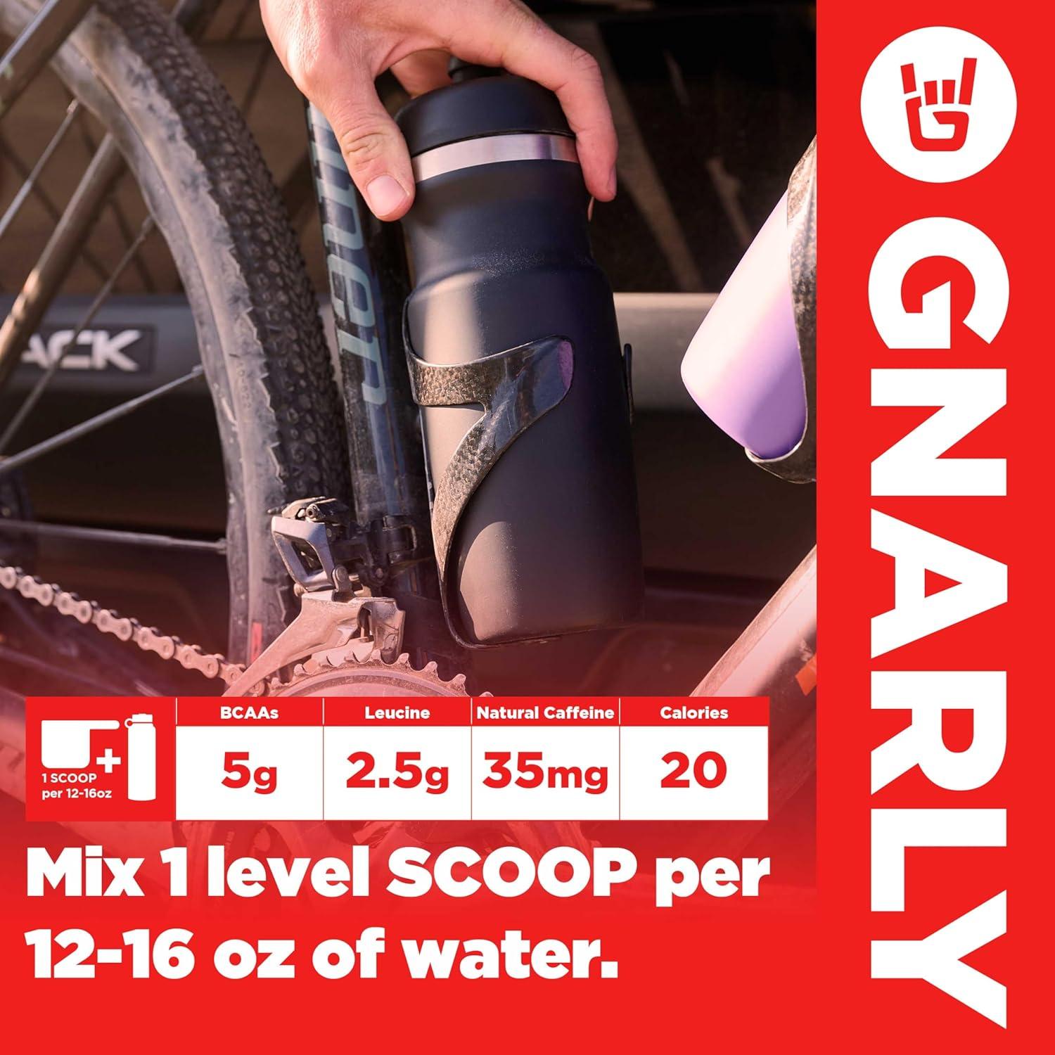 Polvo de BCAA Gnarly Nutrition Limón Lima 300g - Suplemento Vegano