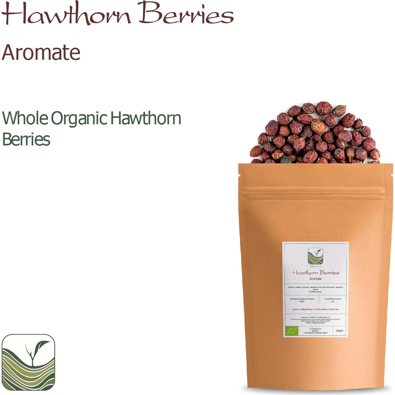 Baya de Espino Orgánica Entera 100g - Valley of Tea