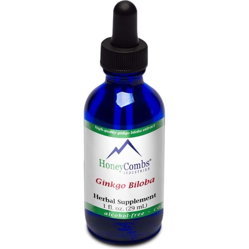 Suplemento Ginkgo Biloba HoneyCombs 29.57 ml - Natural y Vegano