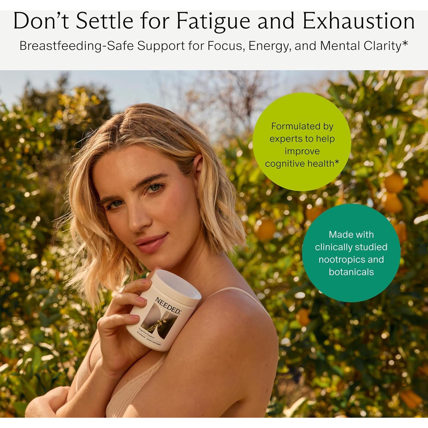 Suplemento Cognitivo Necesitado con Ashwagandha y Hongos 30 Días