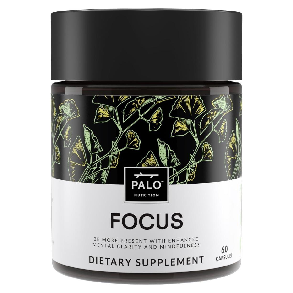 Suplemento Nootrópico PALO FOCUS 60 Cápsulas - Memoria y Concentración