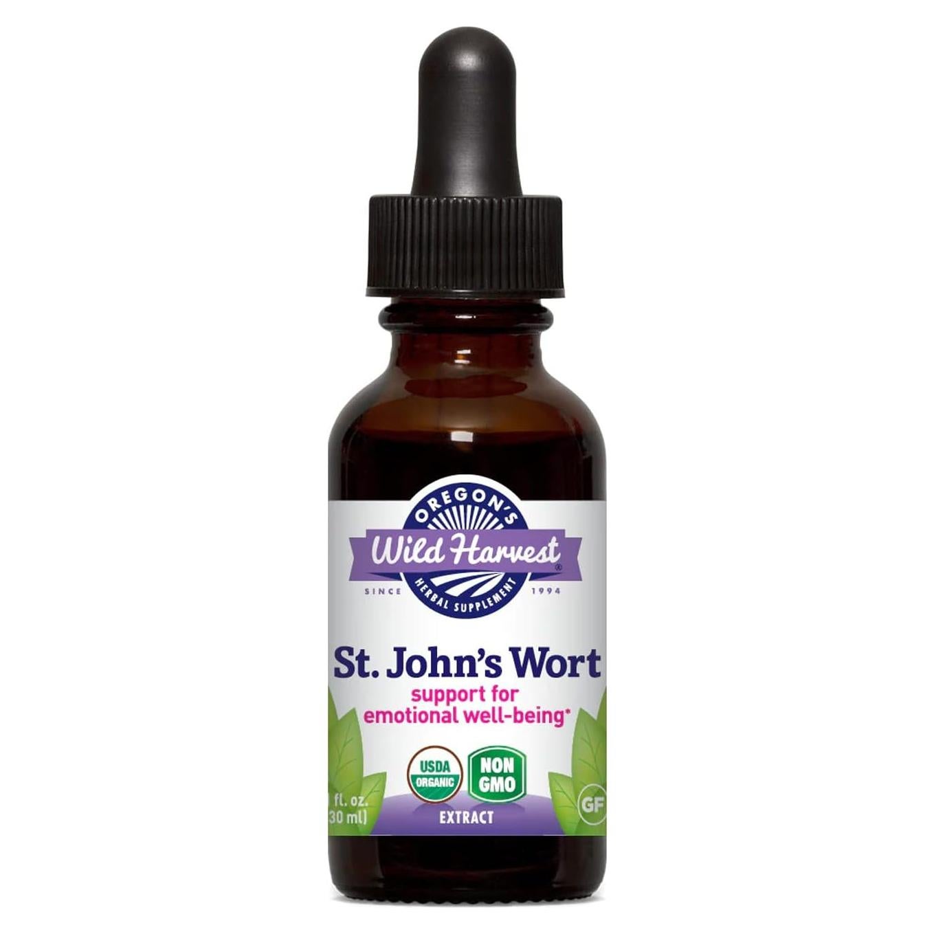 Extracto Orgánico de Hierba de San Juan Oregon's Wild Harvest 29.57ml