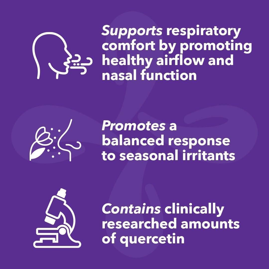 Breathe-X LifeSeasons - Suplemento Alivio Alergias 90 Cápsulas