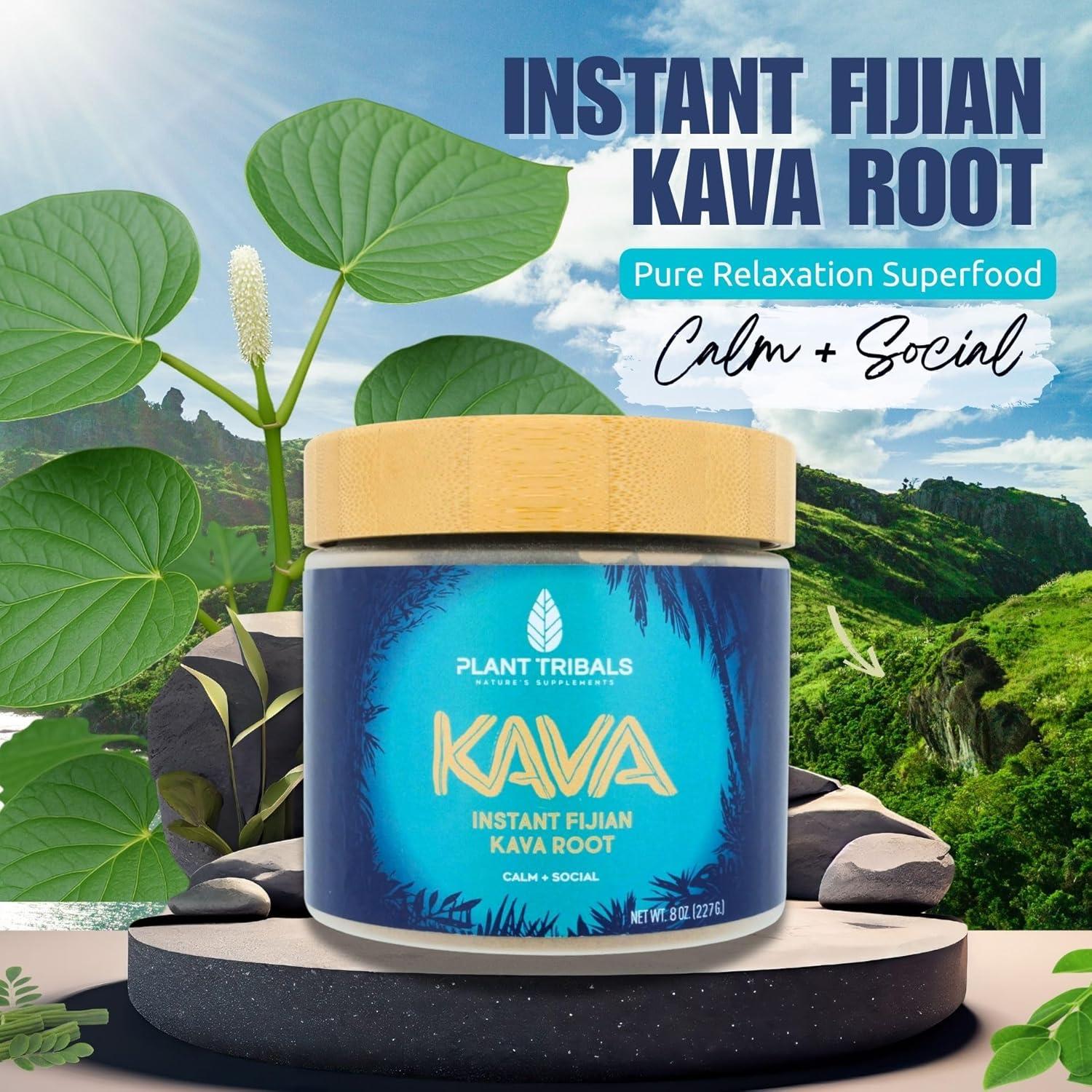 Polvo de Raíz de Kava Instantáneo Botanical Brewing 227g - Vegano, Kosher