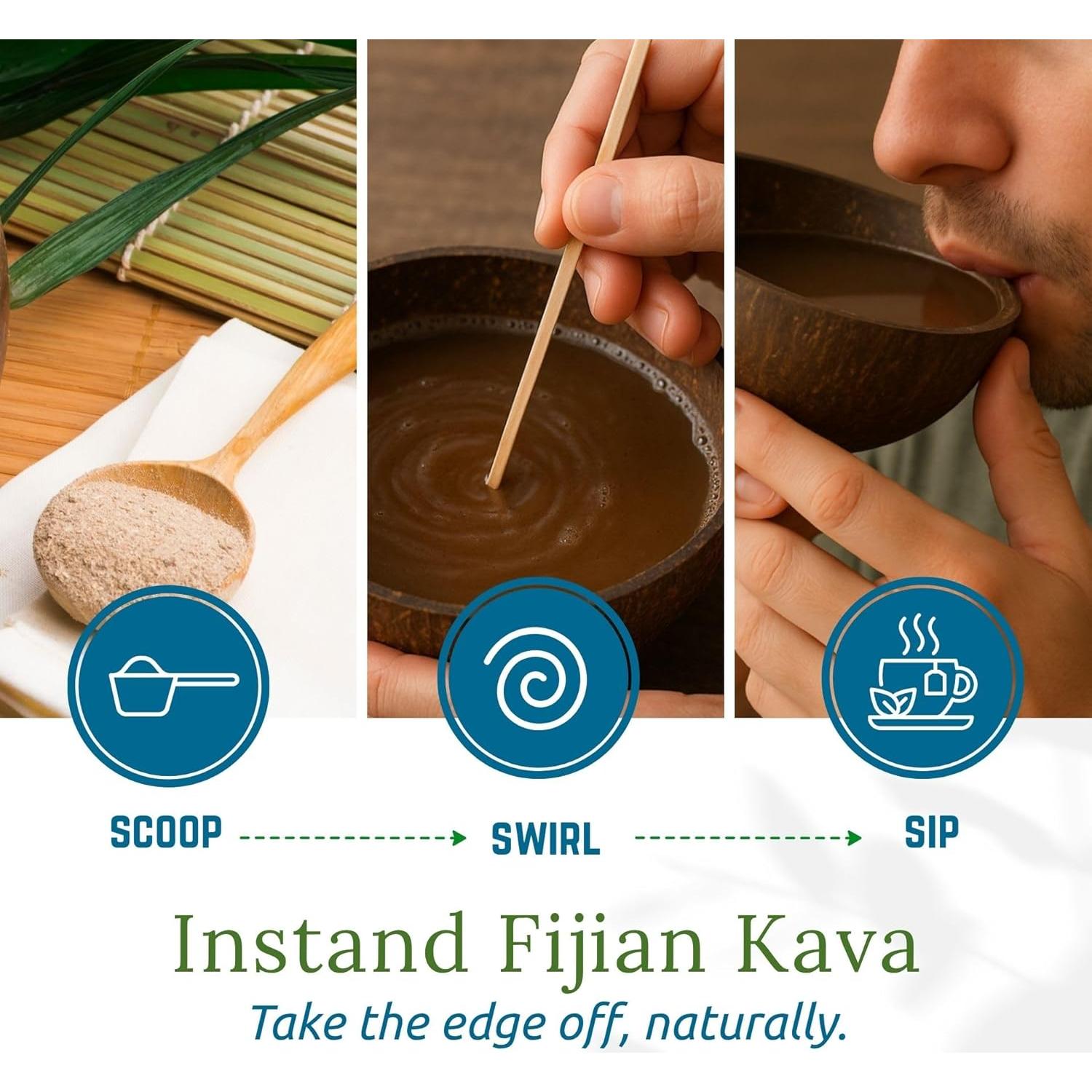 Polvo de Raíz de Kava Instantáneo Botanical Brewing 227g - Vegano, Kosher