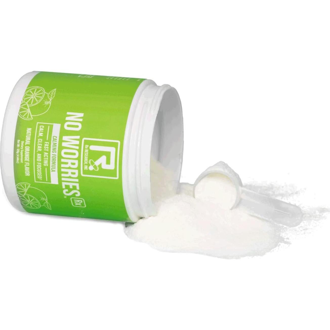 Suplemento Calmante No Worries Rx - GABA, L-Teanina, 140g