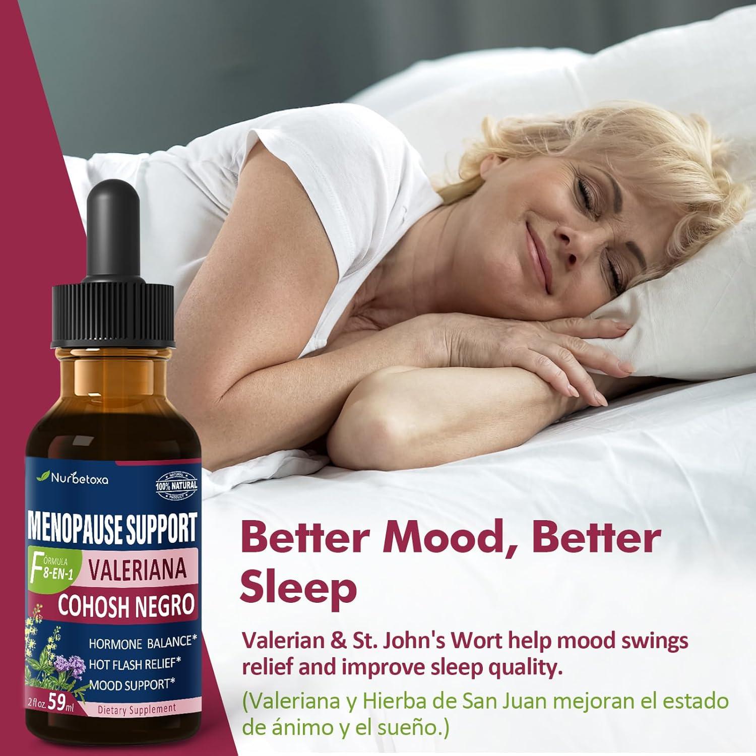 Gotas de Soporte Menopausia Nurbetoxa 118 ml - Cohosh Negro