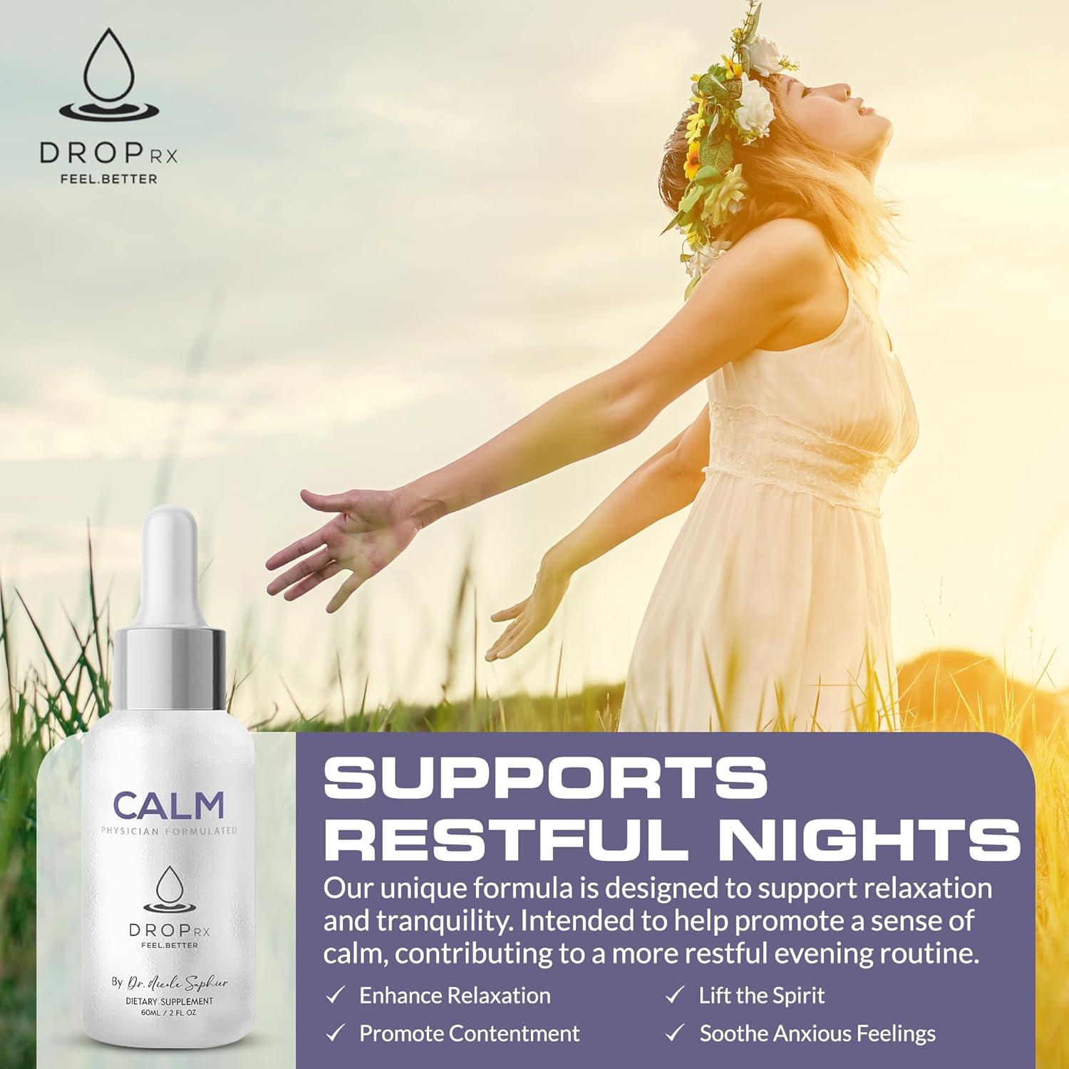 Gotas Calmantes DropRx por Dr. Nicole Saphier - 59.15 ml - Vegano
