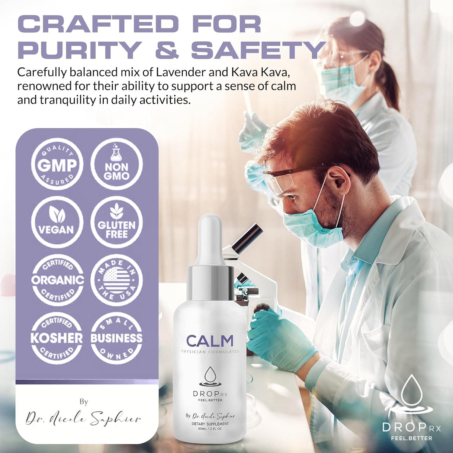 Gotas Calmantes DropRx por Dr. Nicole Saphier - 59.15 ml - Vegano