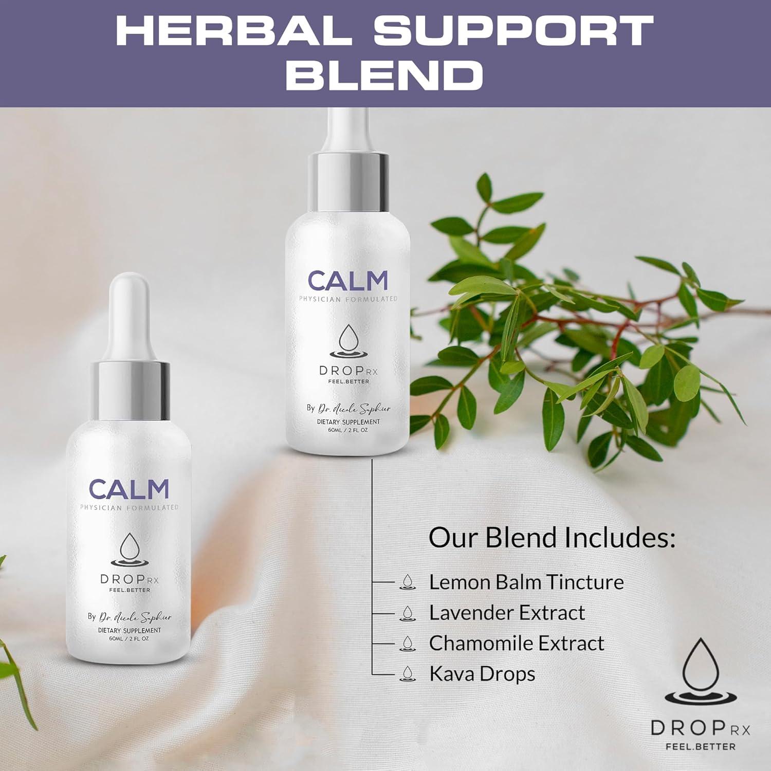 Gotas Calmantes DropRx por Dr. Nicole Saphier - 59.15 ml - Vegano