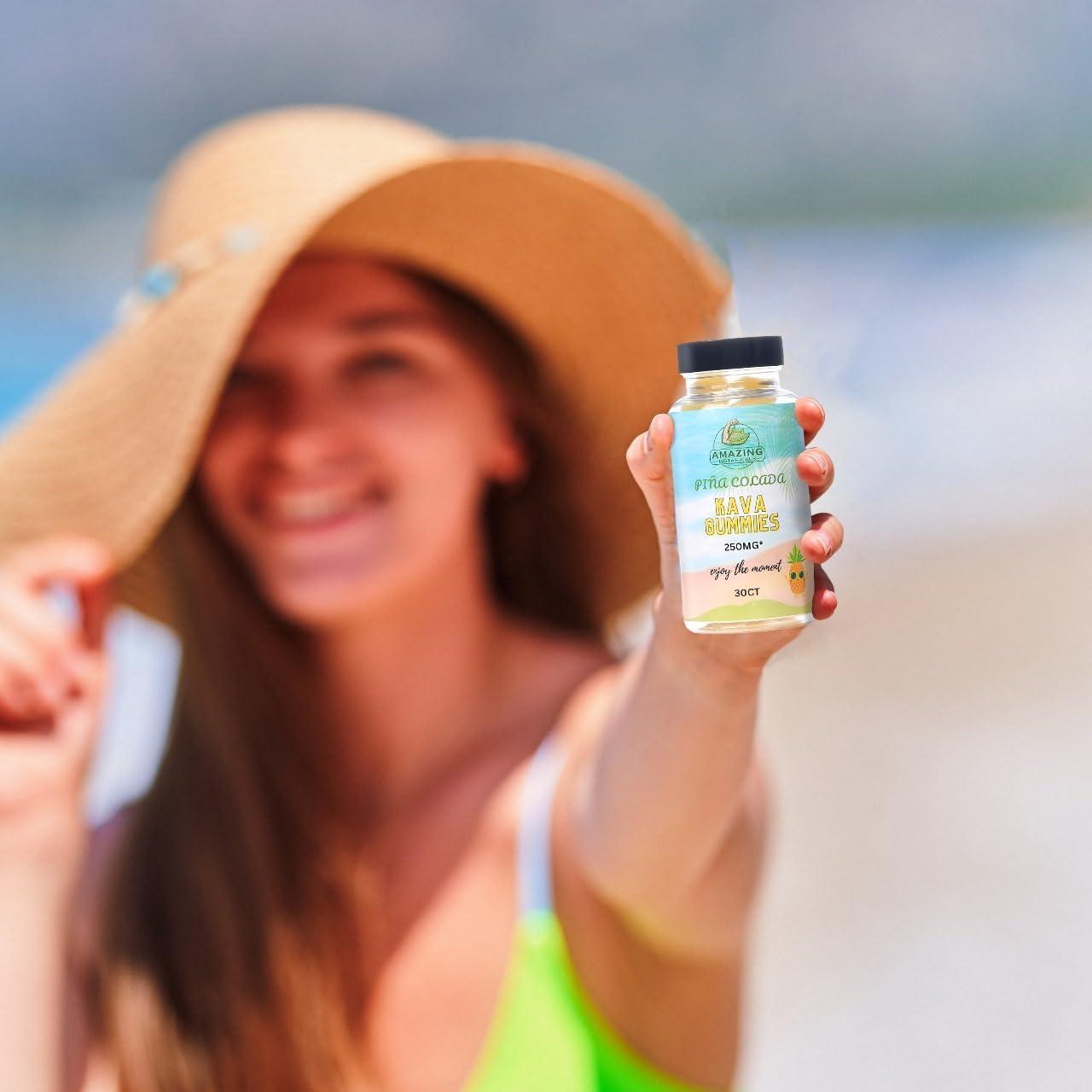 Gomitas de Kava Pina Colada Botanicals 250mg Veganas 30u