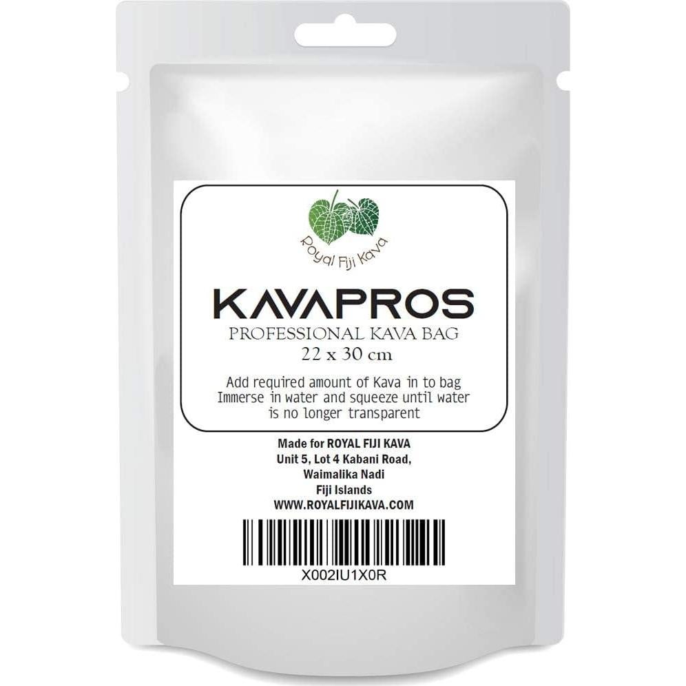Bolsa de Colador Reutilizable Kava de Fiji Real 20x30cm